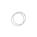 Niessing Colette Creolen (N314015-ST-30mm-pt) aus Platin