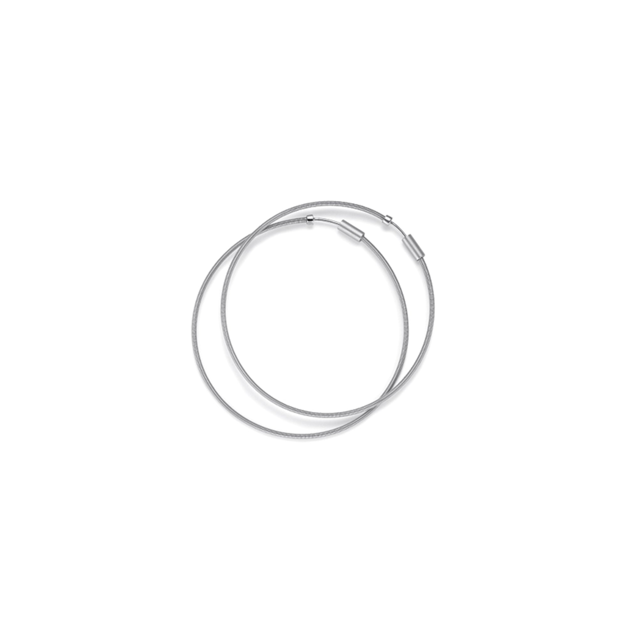 Niessing Colette Creolen (N314015-ST-30mm-pt) aus Platin