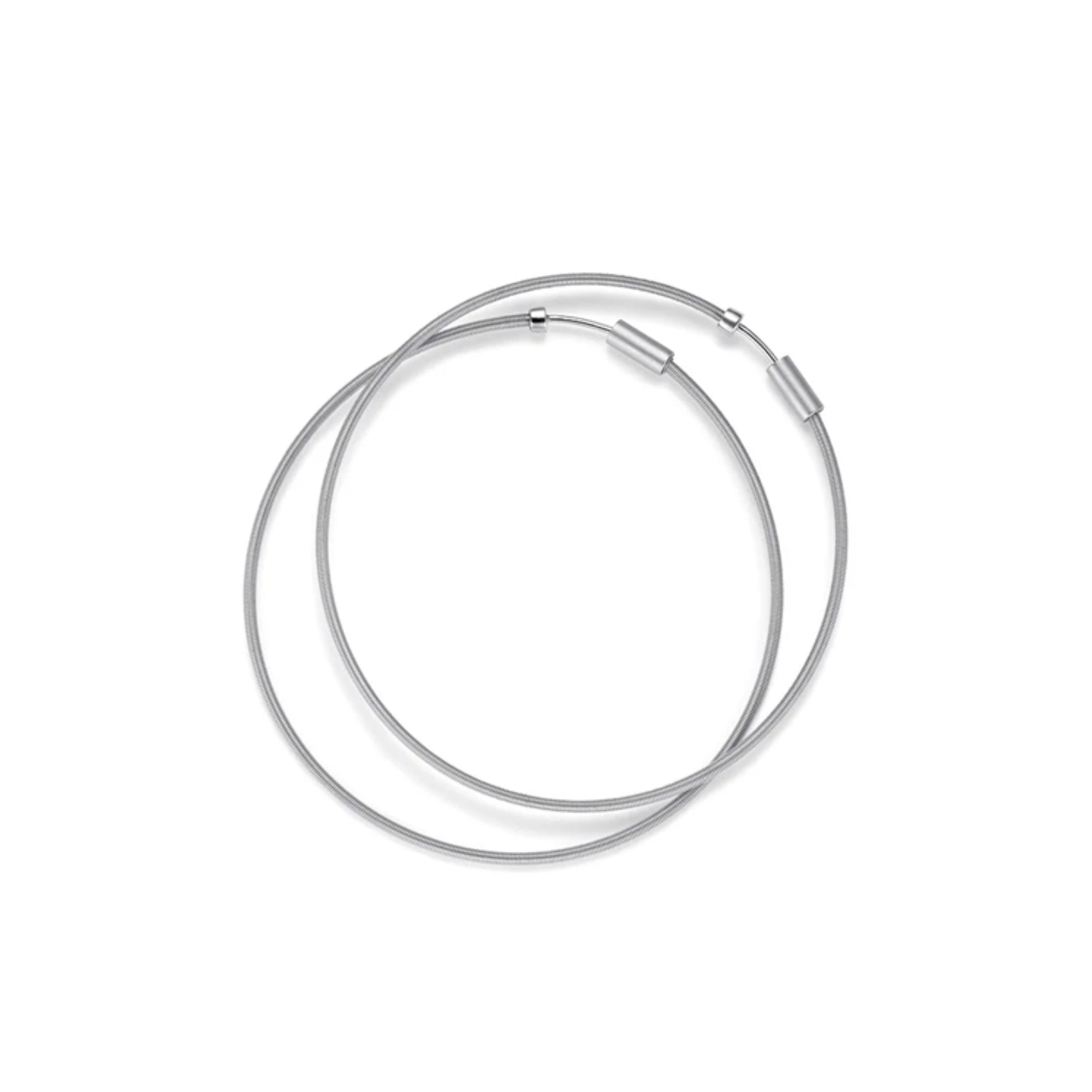 Niessing Colette Creolen (N314015-ST-40mm-pt) aus Platin