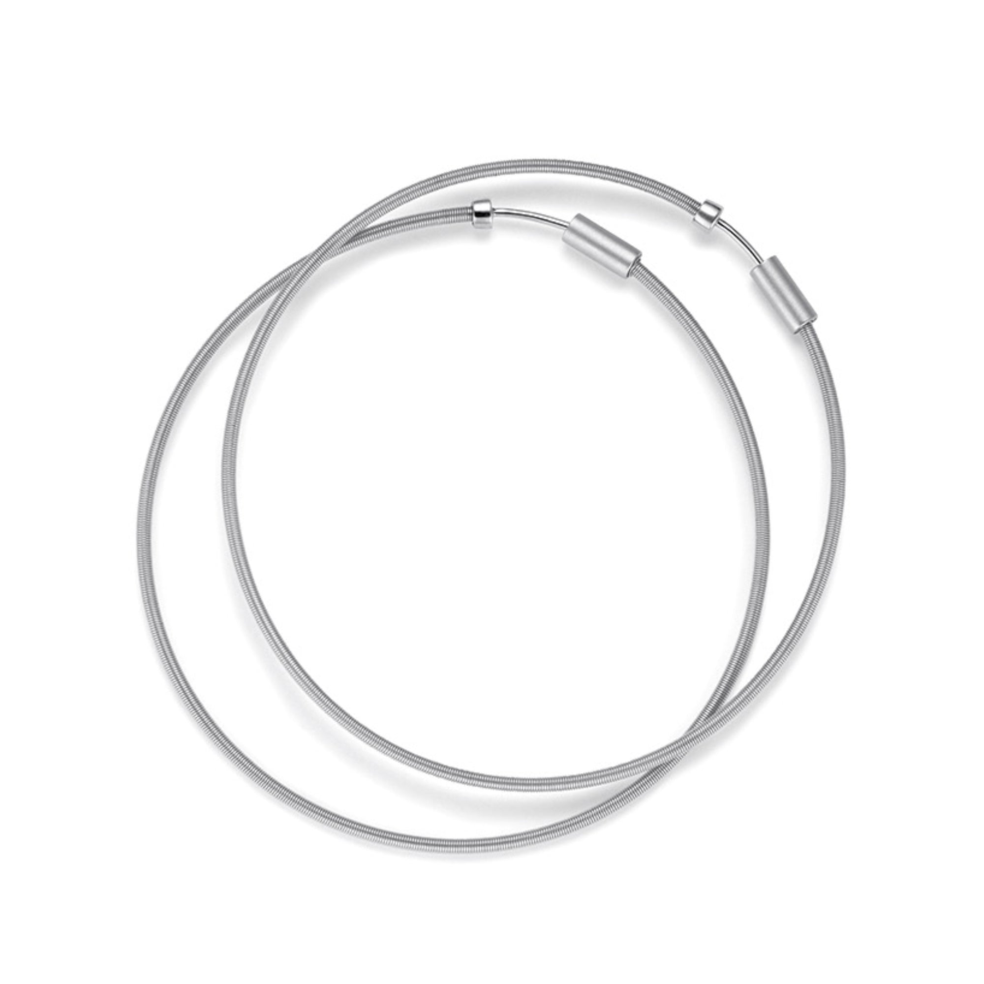 Niessing Colette Creolen (N314015-ST-57mm-pt) aus Platin