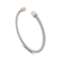 Niessing Colette Elementyx Space Hexagon Armreif (N402936-50mm-72br-pt-rw) aus Platin mit Diamant