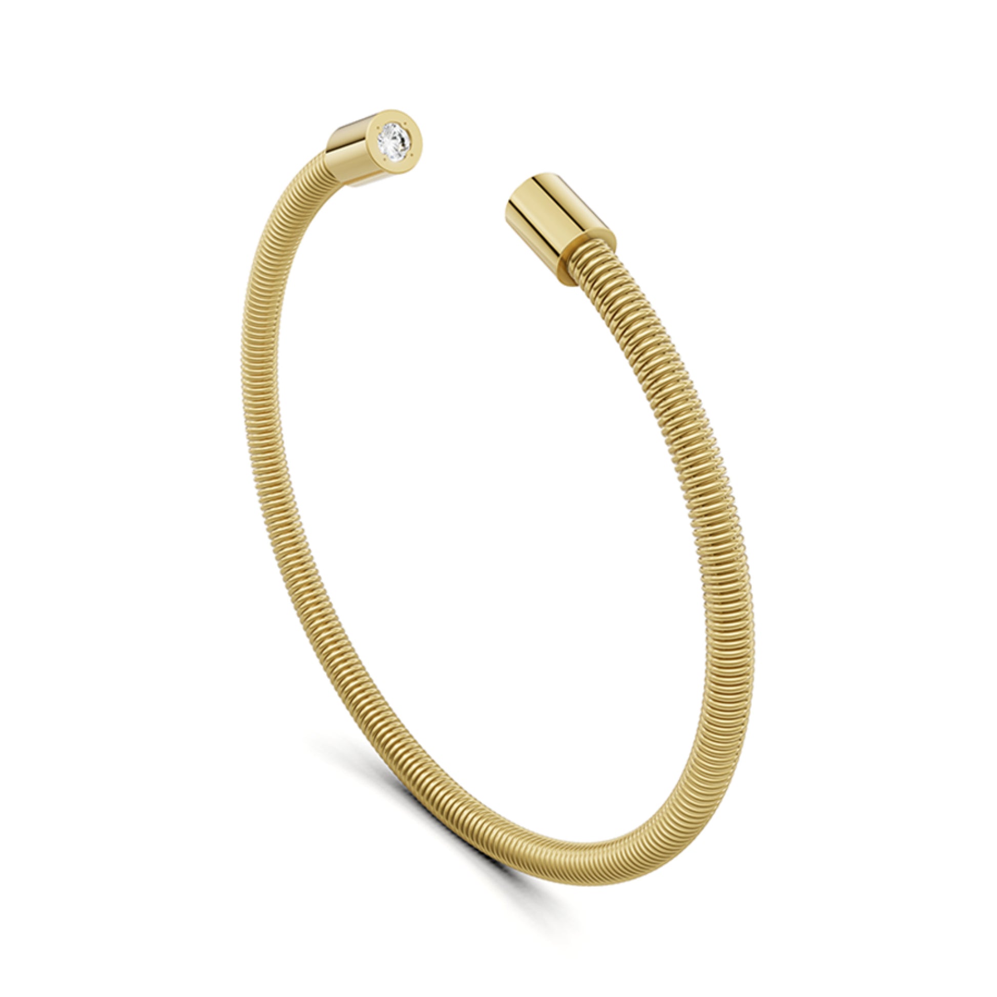 Niessing Colette Elementyx Space Zylinder Armreif (N402928-62mm-2br-cy-cy) mit Diamant