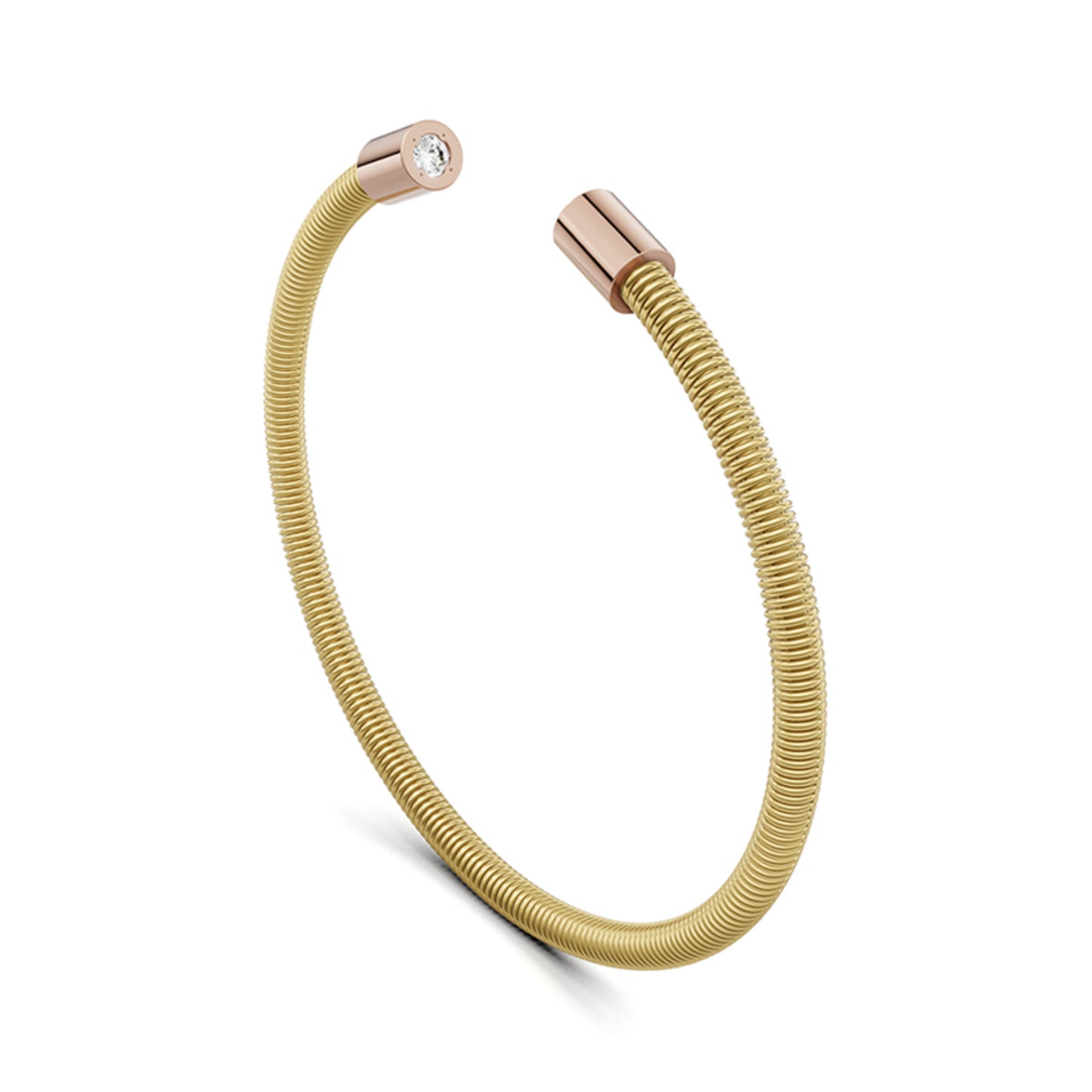 Niessing Colette Elementyx Space Zylinder Armreif (N402928-62mm-2br-cy-rw) mit Diamant