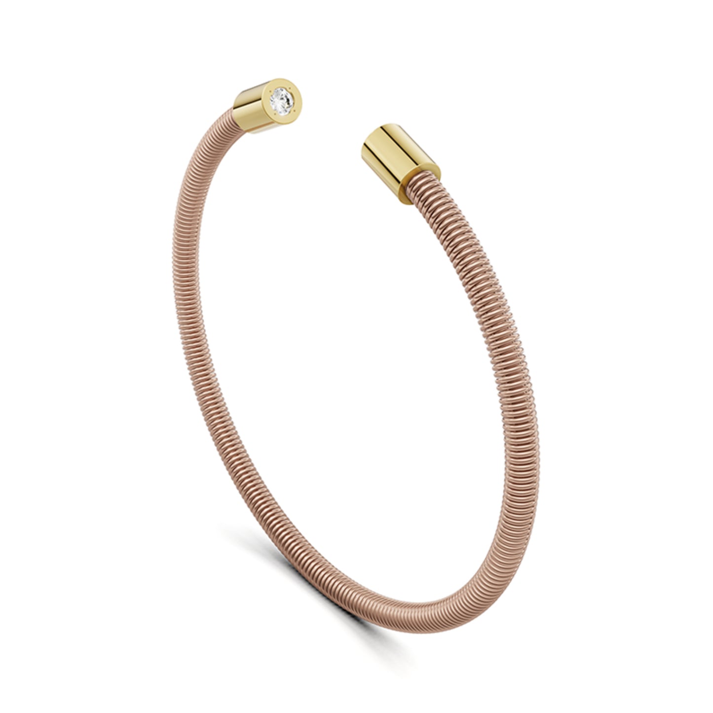 Niessing Colette Elementyx Space Zylinder Armreif (N402928-62mm-2br-rw-cy) mit Diamant