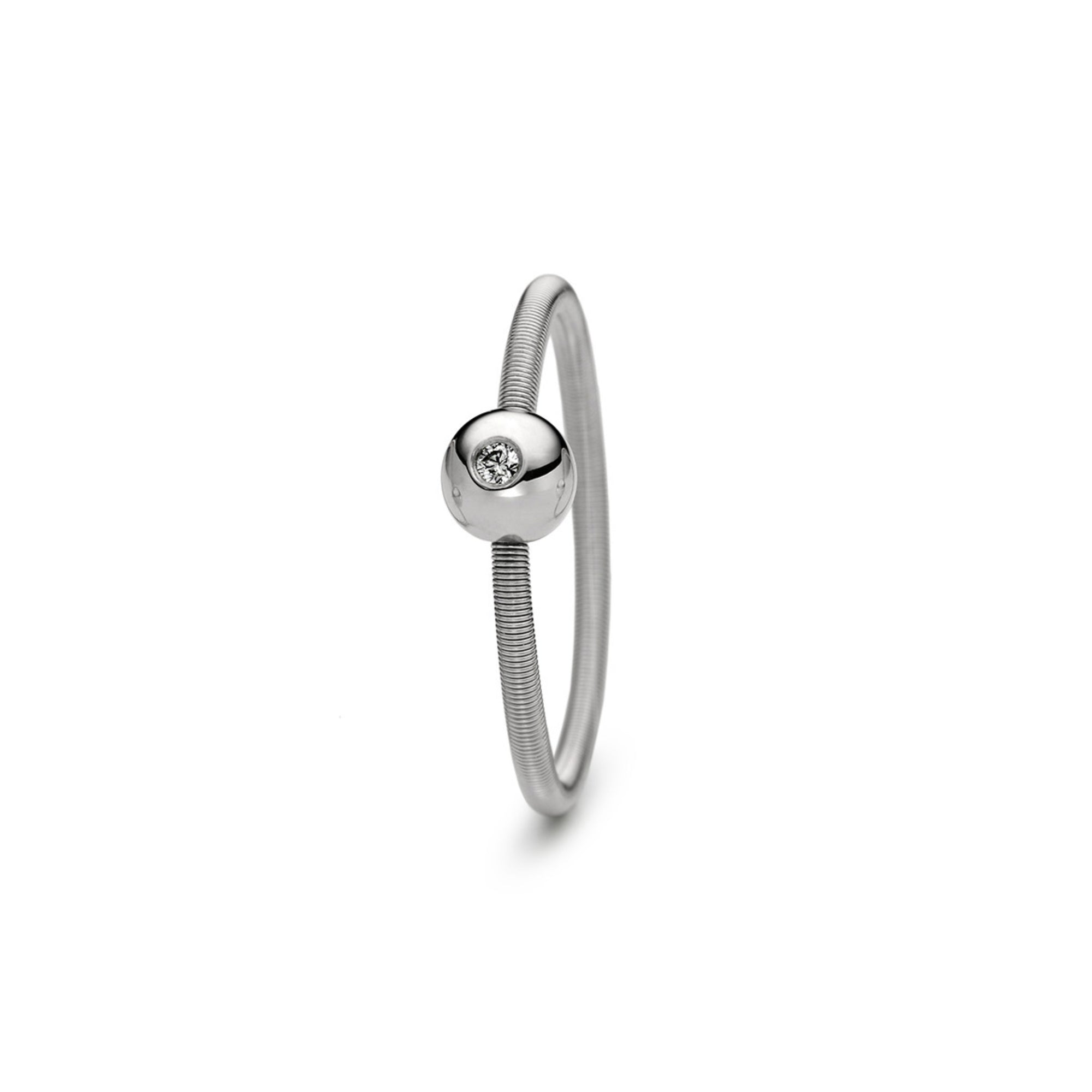 Niessing Colette Ring 1-fach (N281521-1br-pt) aus Platin mit Diamant