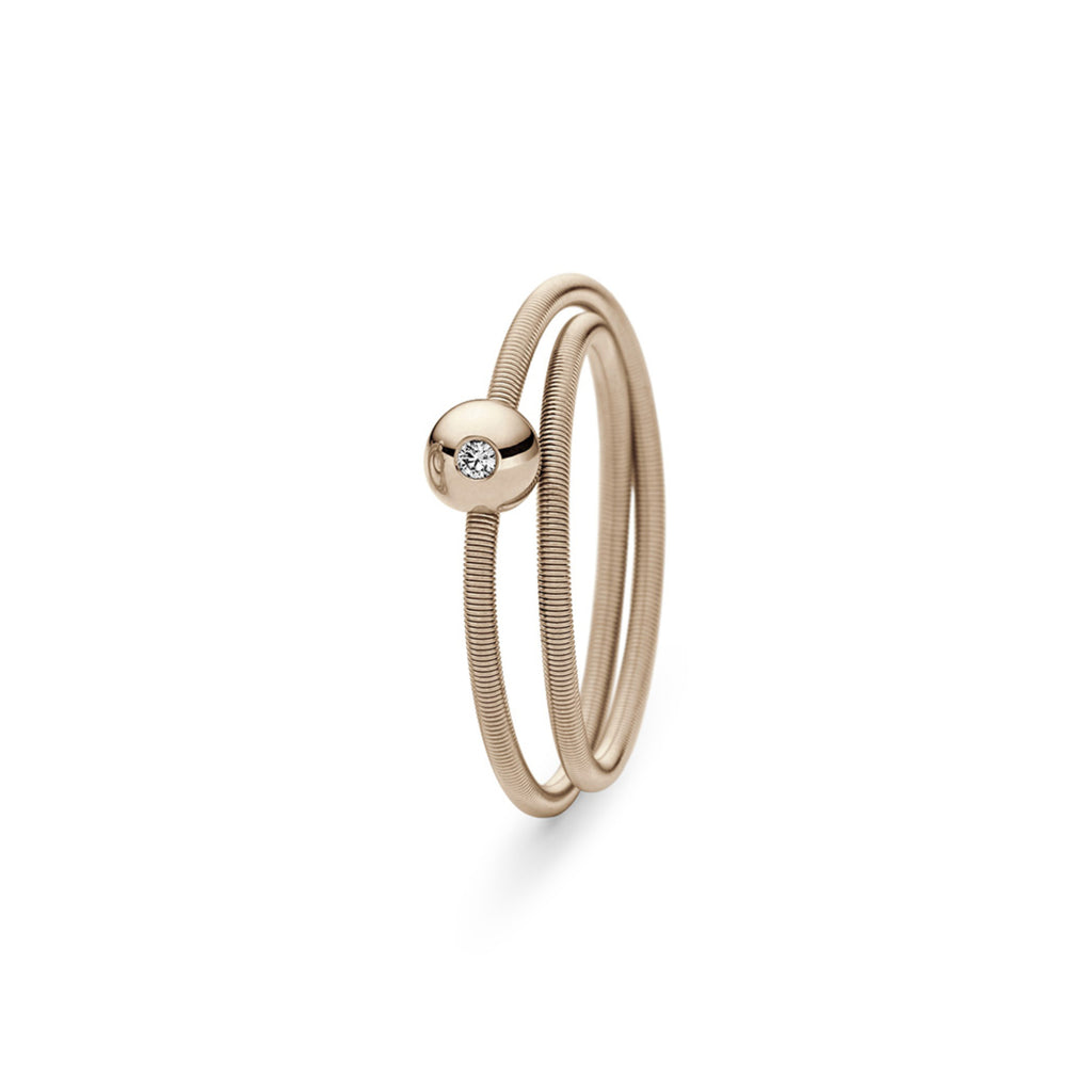 Niessing Colette Ring 2-fach (N281522-1br-rw) mit Diamant