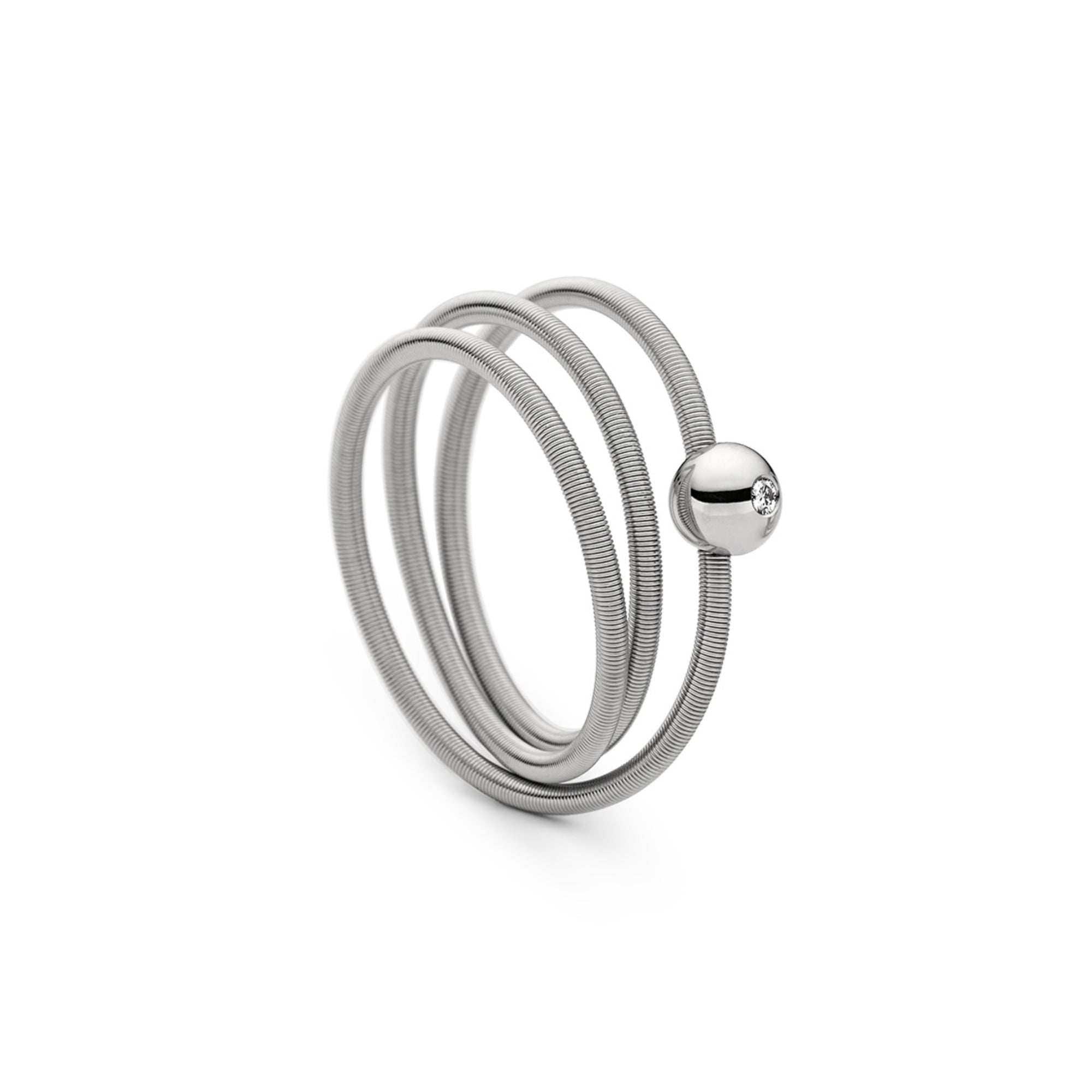 Niessing Colette Ring 3-fach (N281523-1br-pt) aus Platin mit Diamant