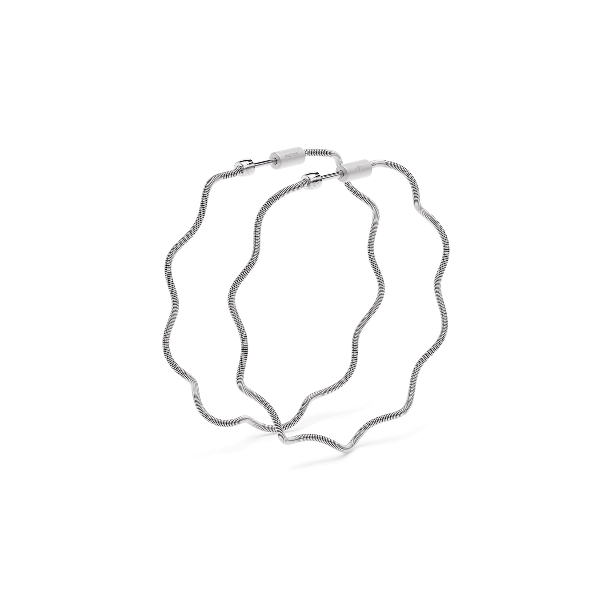 Niessing Colette Welle Creolen (N424001-40mm-pt) aus Platin