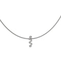 Niessing Diamond Wave Anhänger (N373966-pt) aus Platin mit Diamant