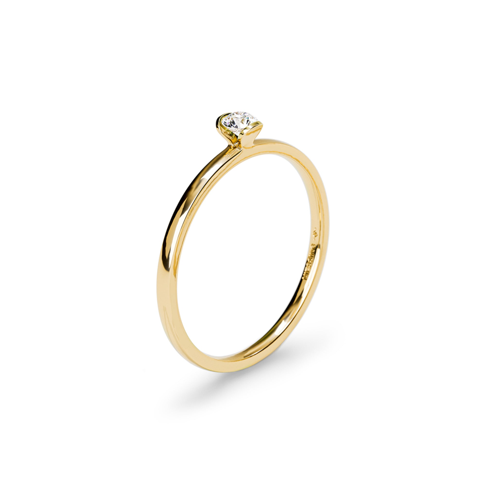 Niessing Lily Ring - N381962-0.08ct (08ct-gloss-cy) mit Diamant