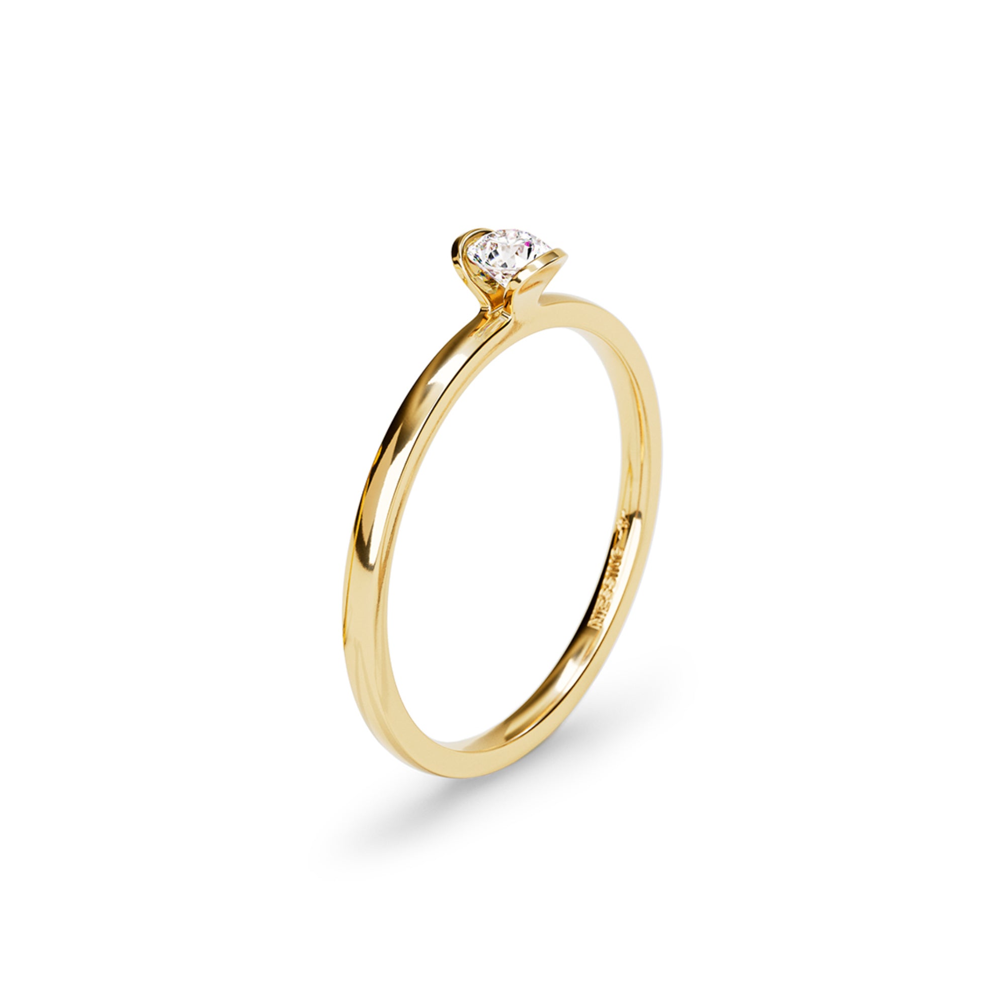 Niessing Lily Ring - N381962-0.14ct (14ct-gloss-cy) mit Diamant