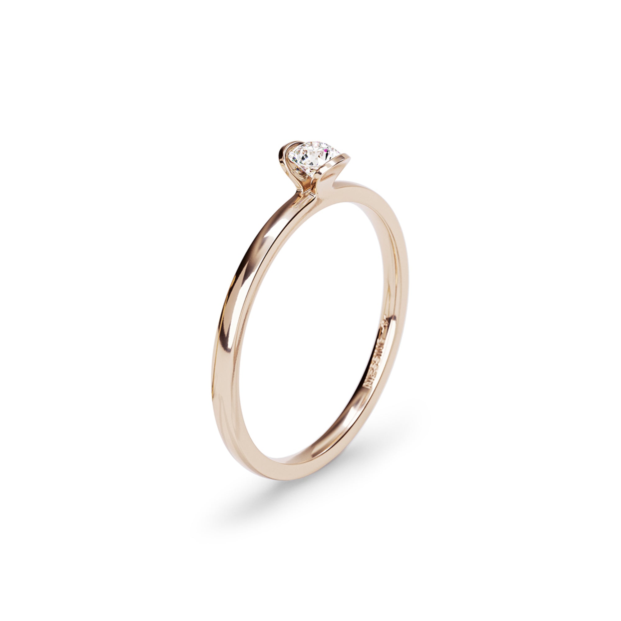 Niessing Lily Ring - N381962-0.14ct (14ct-gloss-rw) mit Diamant
