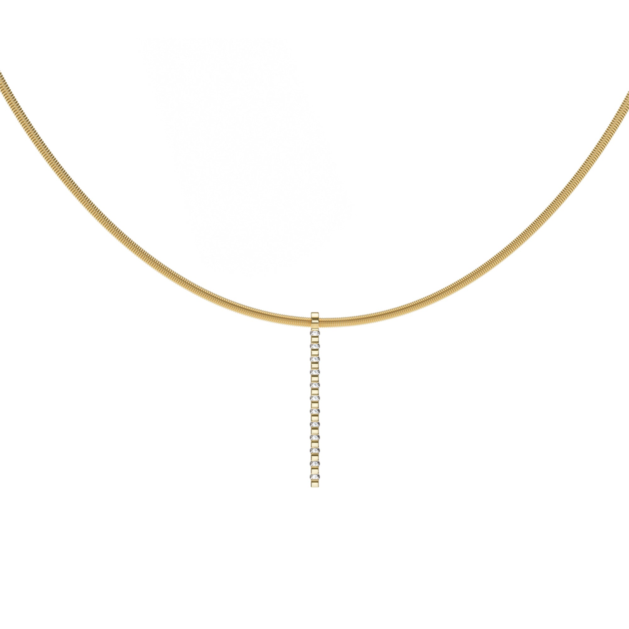 Niessing Linear Brillant Anhänger (N373912-cy) mit Diamant