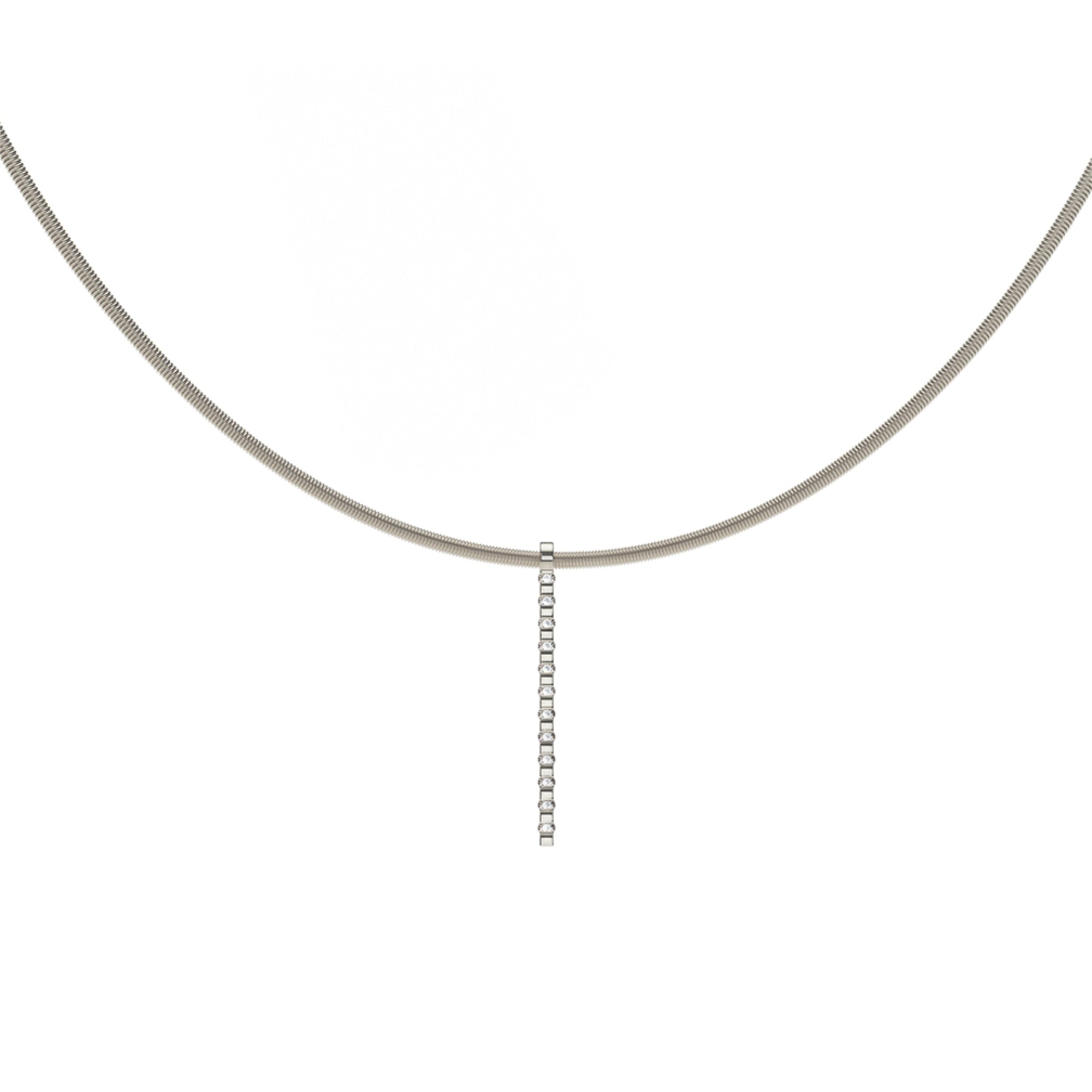 Niessing Linear Brillant Anhänger (N373912-fg) mit Diamant
