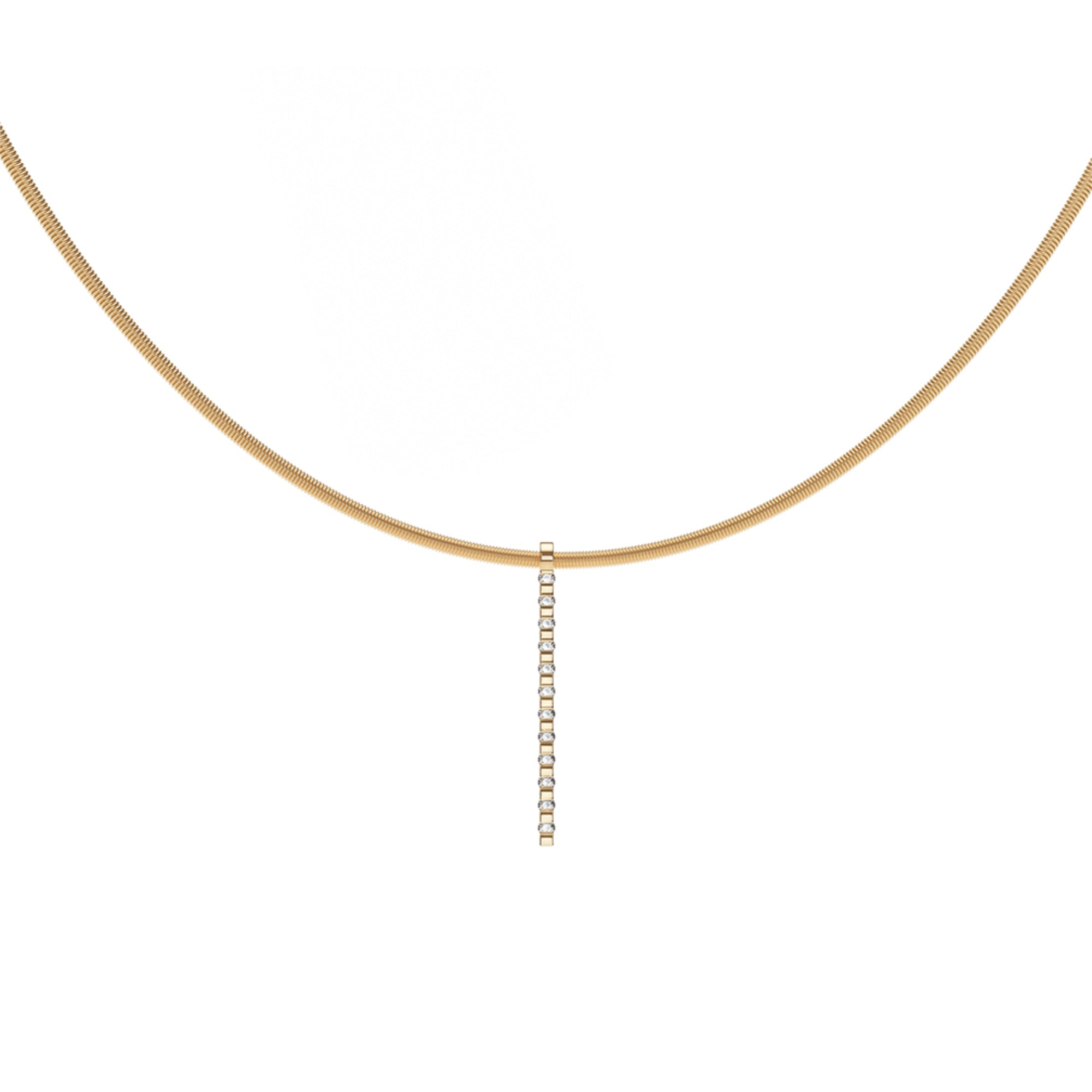 Niessing Linear Brillant Anhänger (N373912-fr) mit Diamant