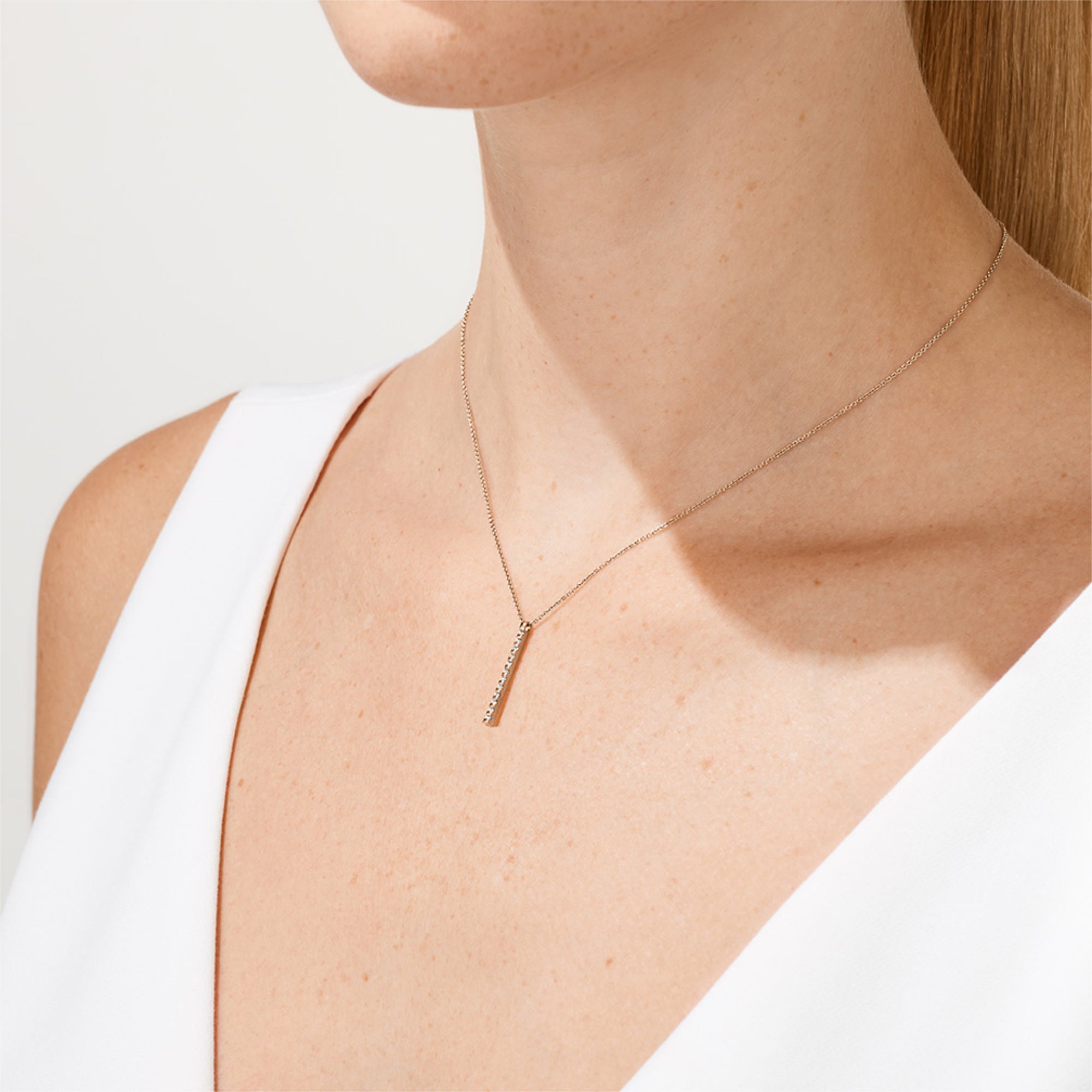 Niessing Linear Brillant Anhänger (N373912-fr) mit Diamant