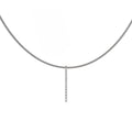 Niessing Linear Brillant Anhänger (N373912-pt) aus Platin mit Diamant