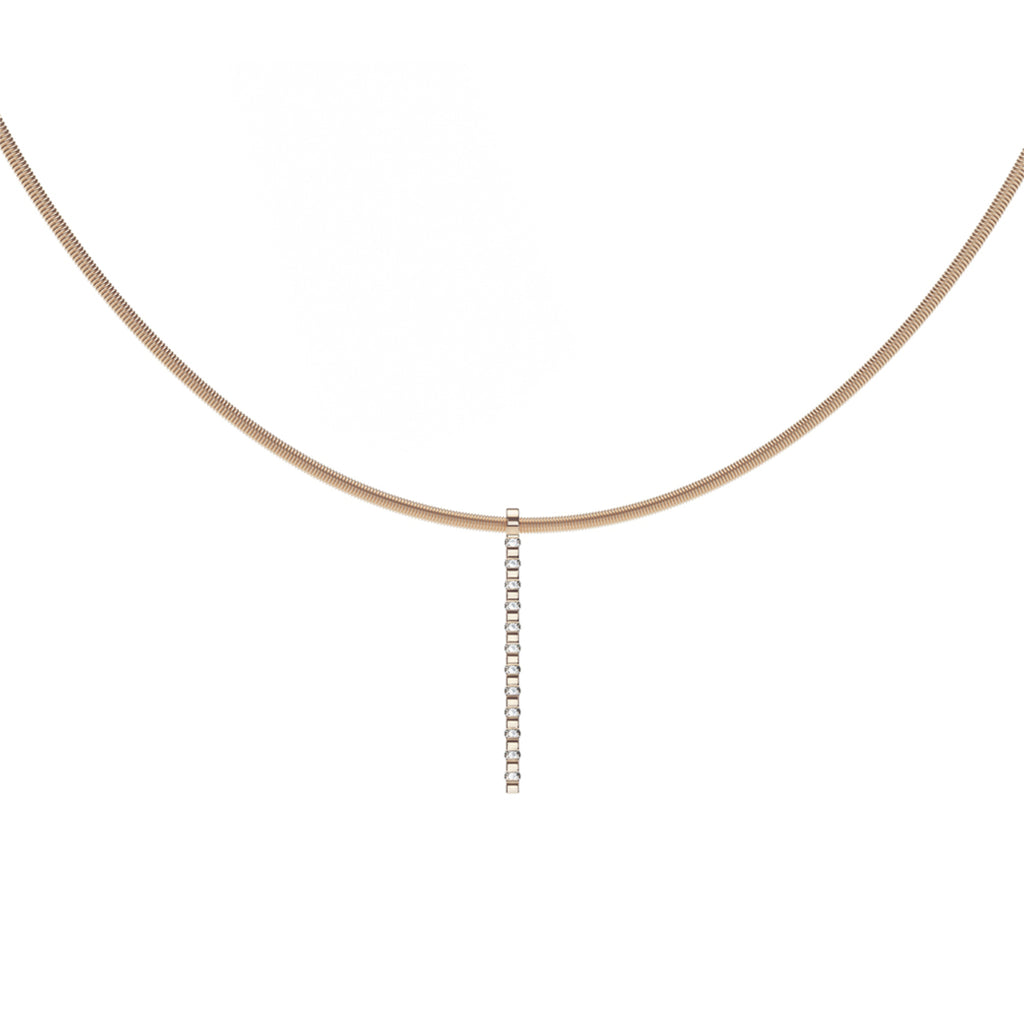 Niessing Linear Brillant Anhänger (N373912-rw) mit Diamant