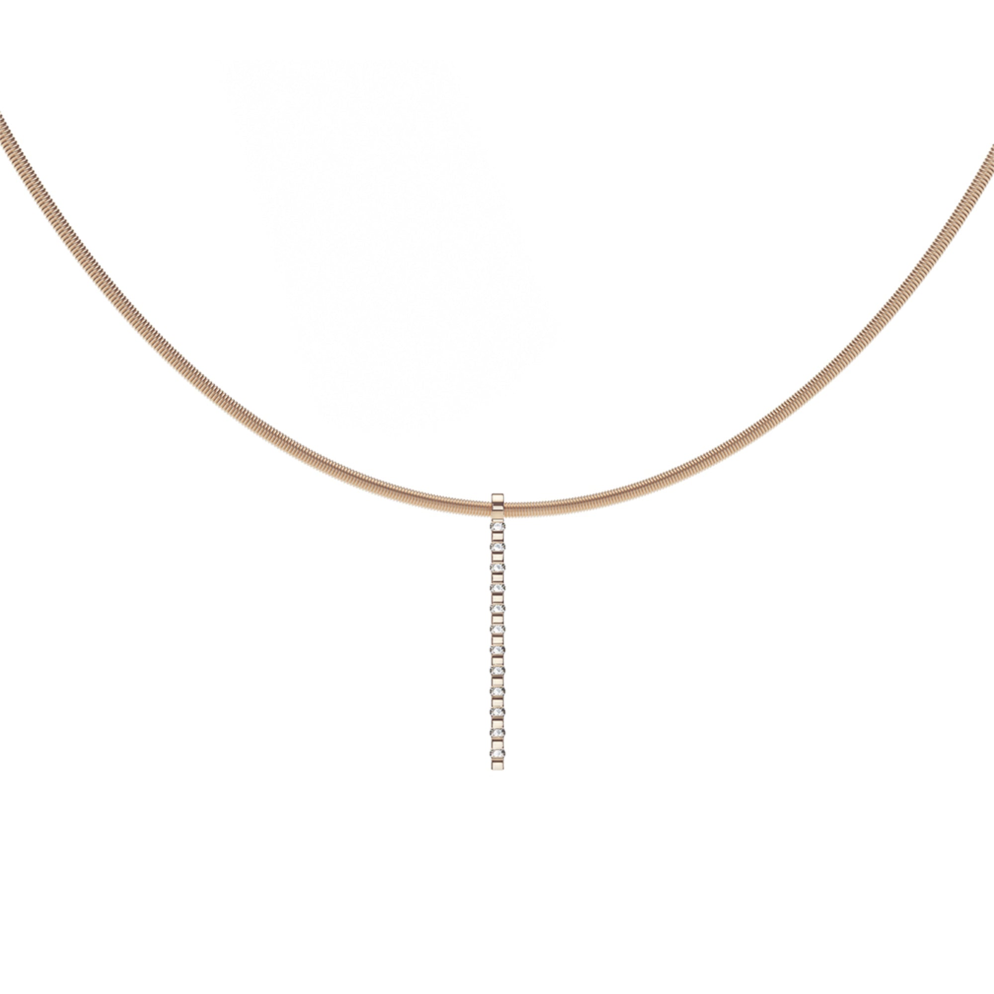 Niessing Linear Brillant Anhänger (N373912-rw) mit Diamant