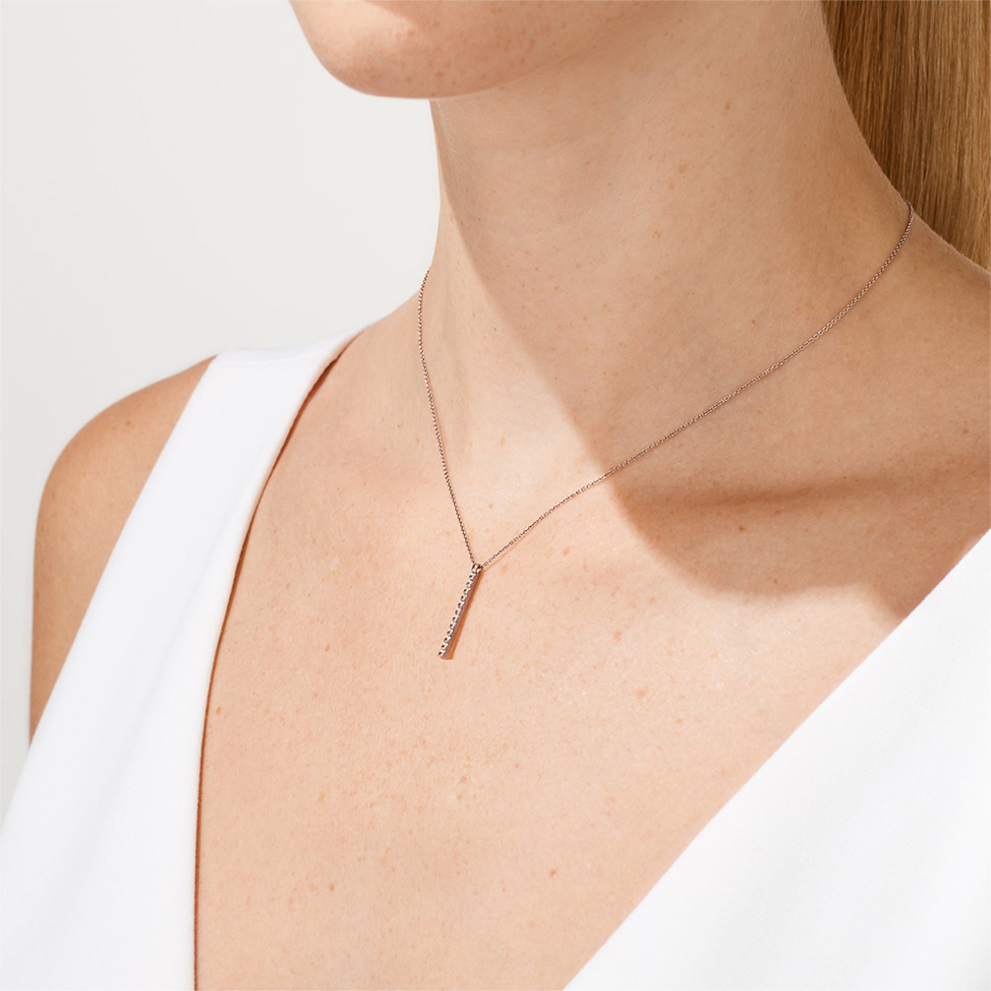 Niessing Linear Brillant Anhänger (N373912-rw) mit Diamant