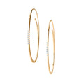 Niessing Linear Brillant Creolen (N364912-48mm-cy) mit Diamant