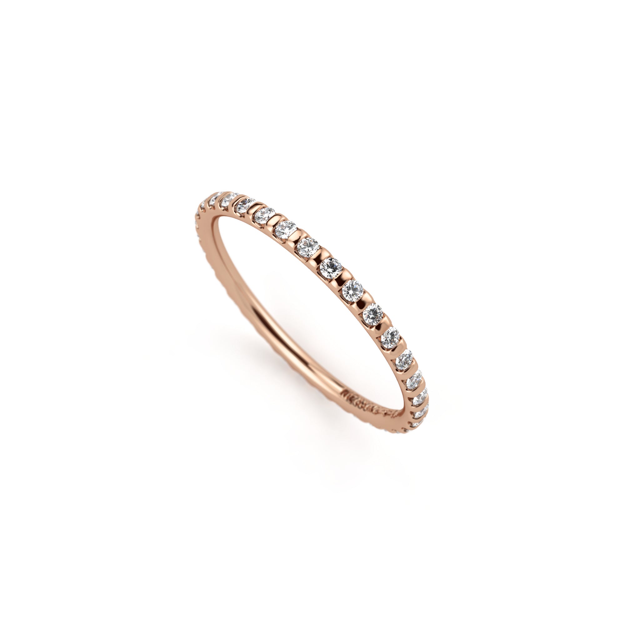 Niessing Memory Ring - N331951-0.01ct (01ct-gvs2-gloss-cr) mit Diamant