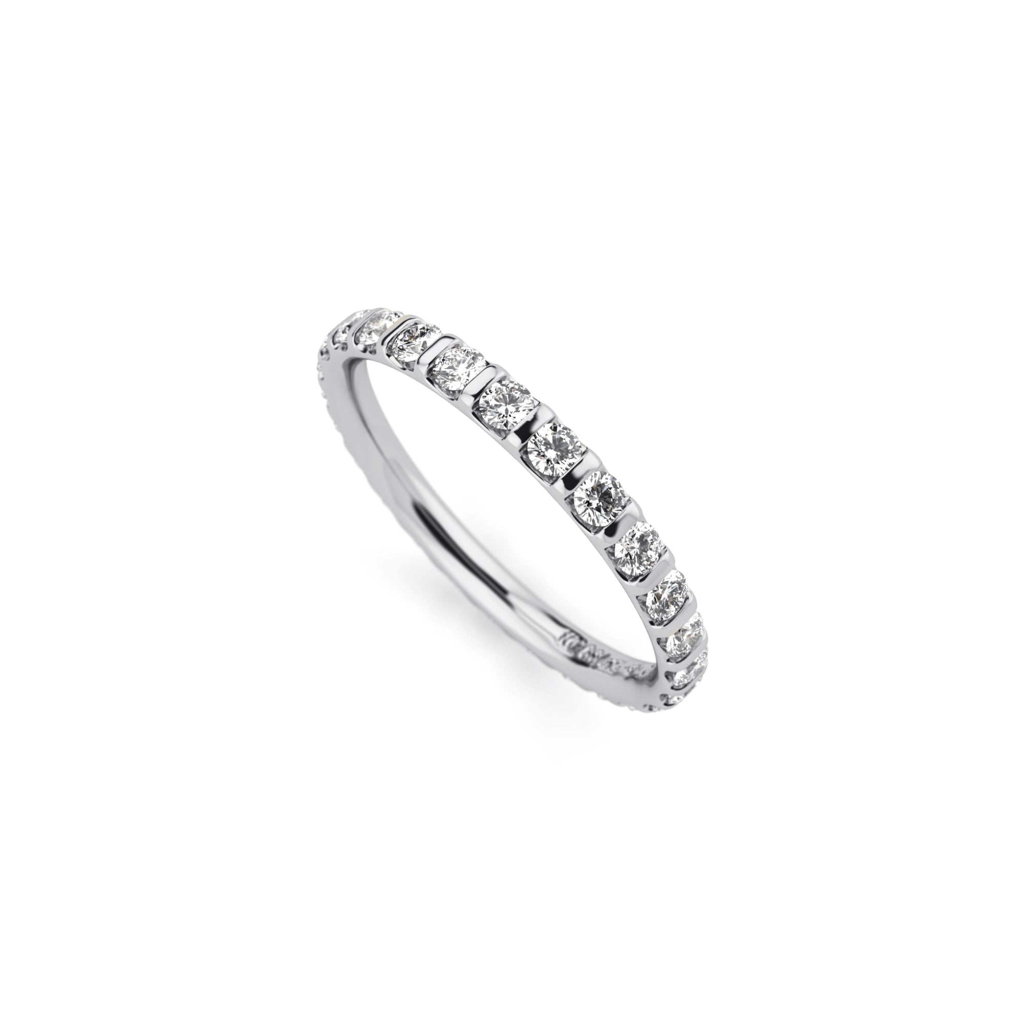 Niessing Memory Ring - N331951-0.03ct (03ct-gvs2-gloss-pt) aus Platin mit Diamant