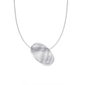 Niessing Mirage Anhänger ovale Form (N333950-50mm-1br-pt) aus Platin mit Diamant