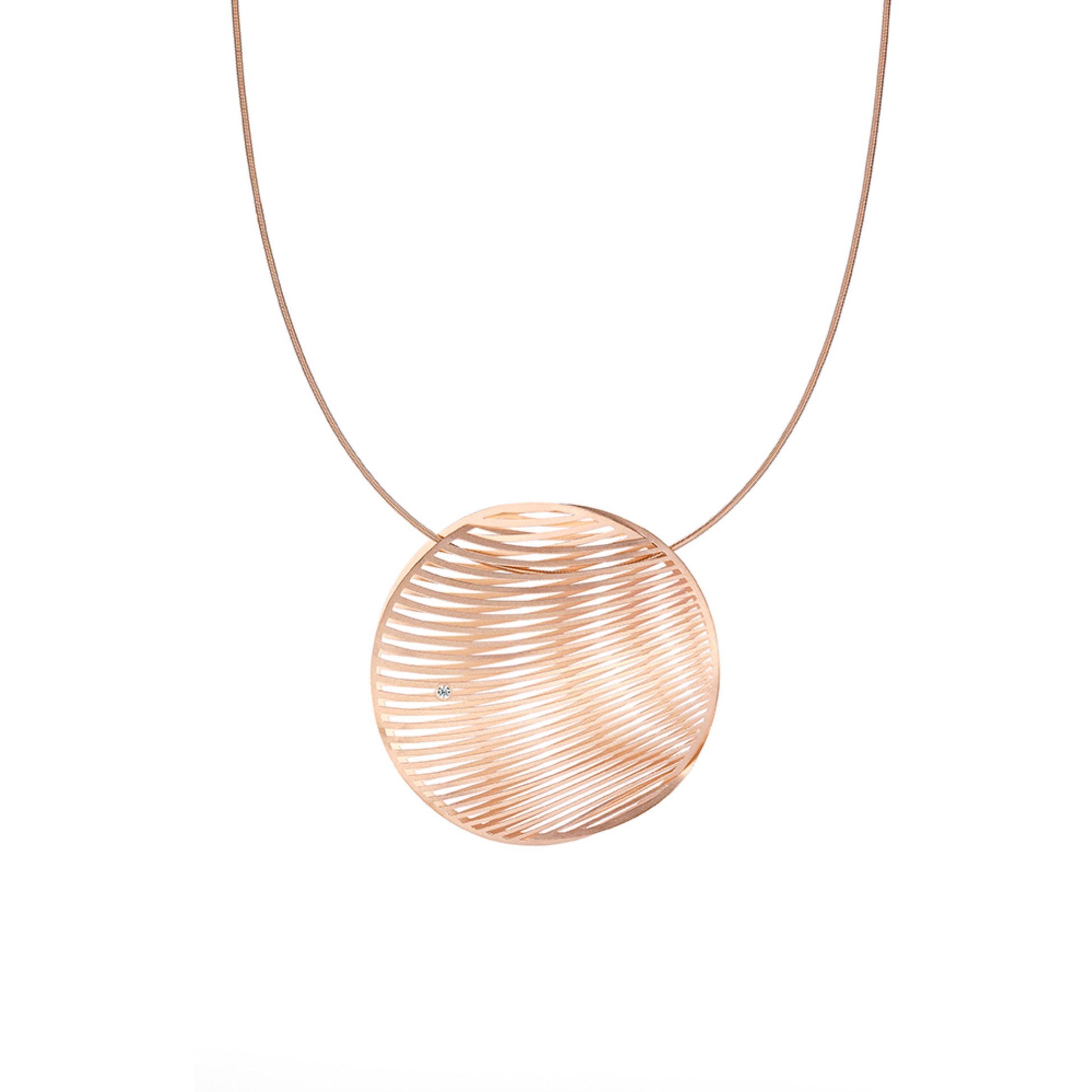 Niessing Mirage Anhänger runde Form (N333930-50mm-cr) mit Diamant