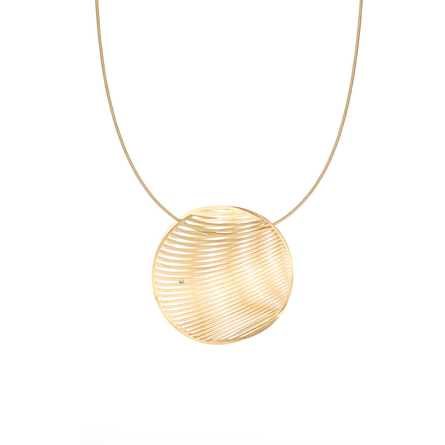 Niessing Mirage Anhänger runde Form (N333930-50mm-cy) mit Diamant