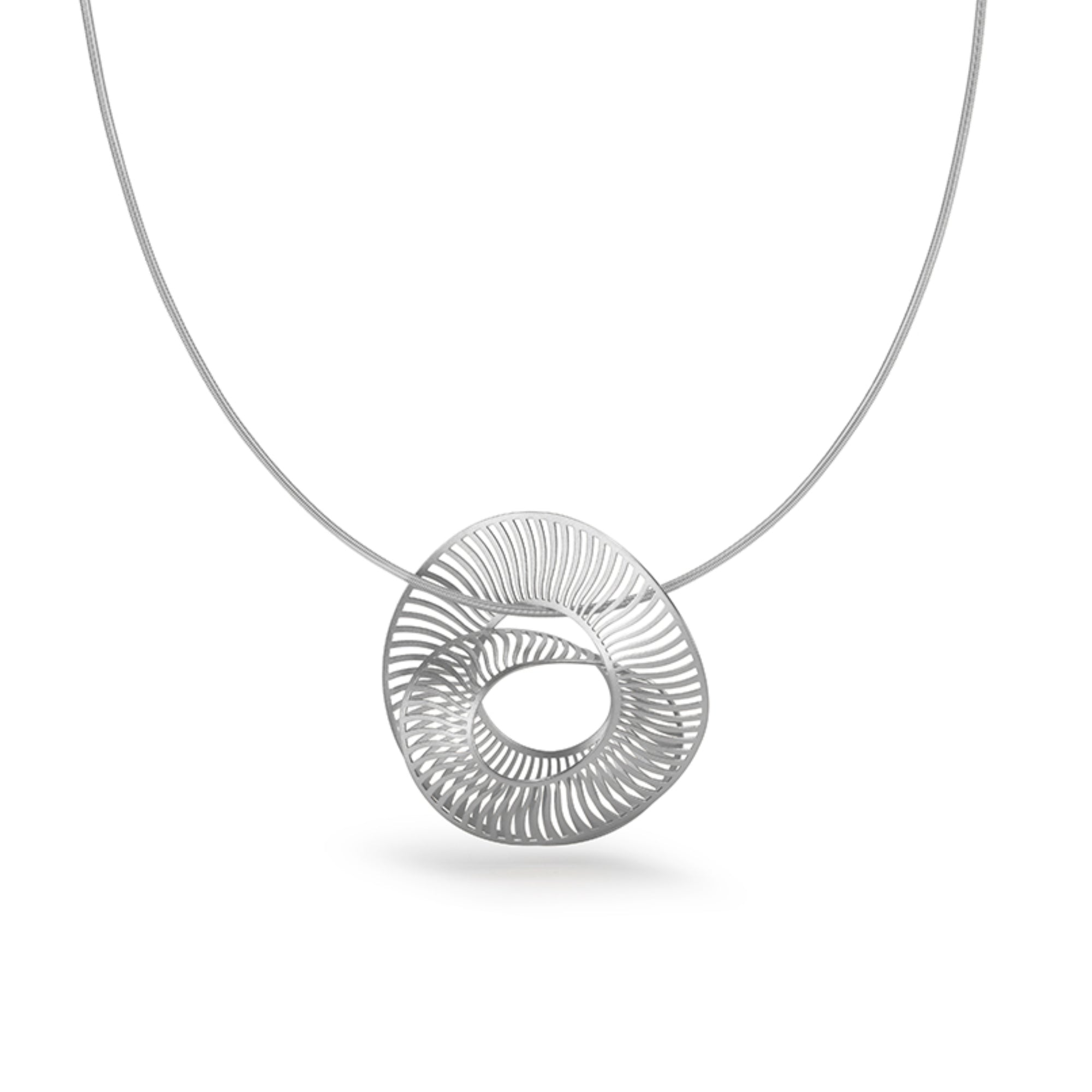 Niessing Mirage Loop Anhänger - N363010-27.5mm (5mm-pt) aus Platin