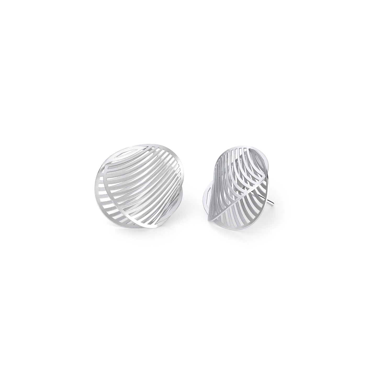Mirage Ohrstecker runde Form, Platin von Niessing (N334020-SF-pt)