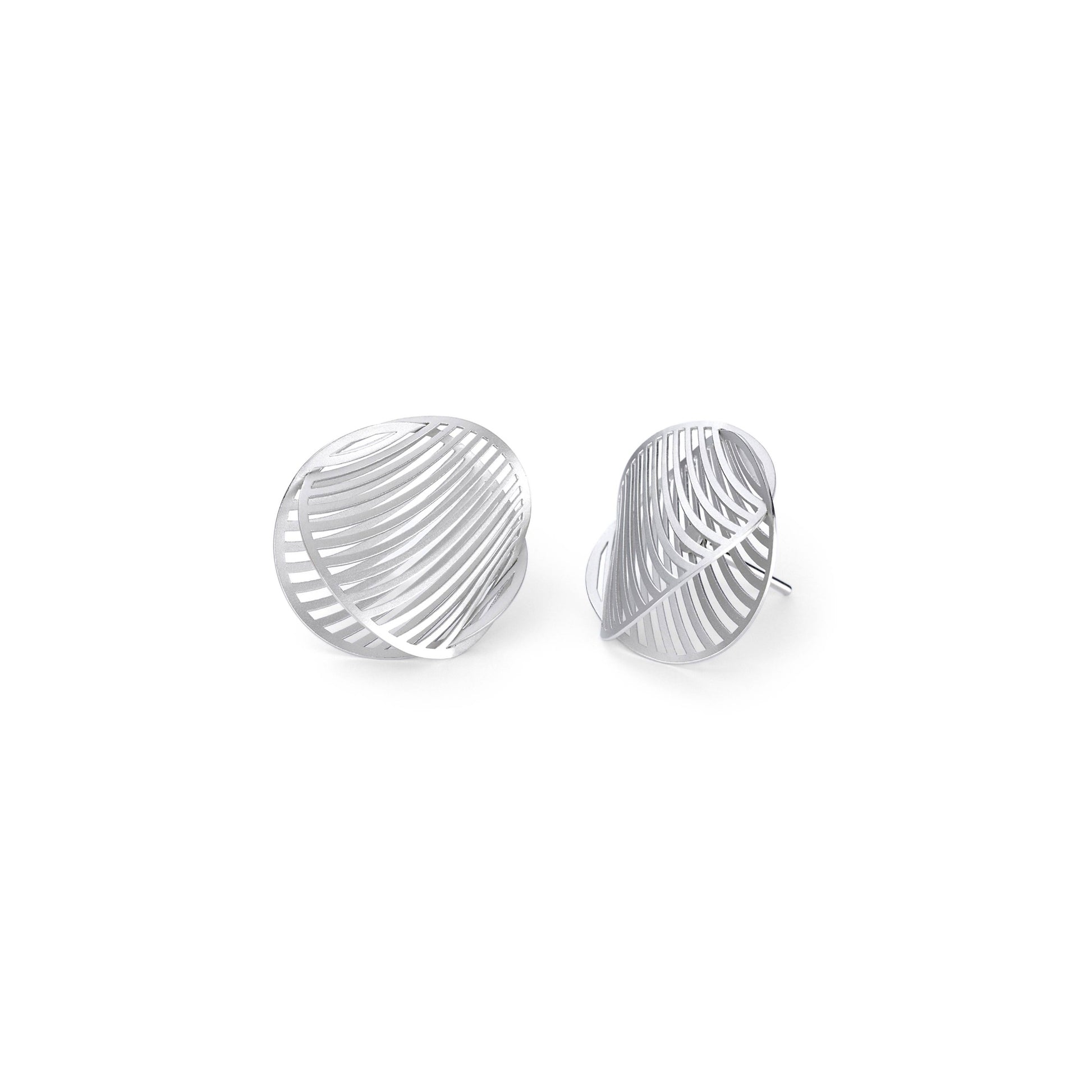 Mirage Ohrstecker runde Form, Platin von Niessing (N334020-SF-pt)