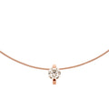 Niessing Princess Anhänger - N363960-10.1mm-1.5ct (5ct-cinnamon-cr) mit Diamant