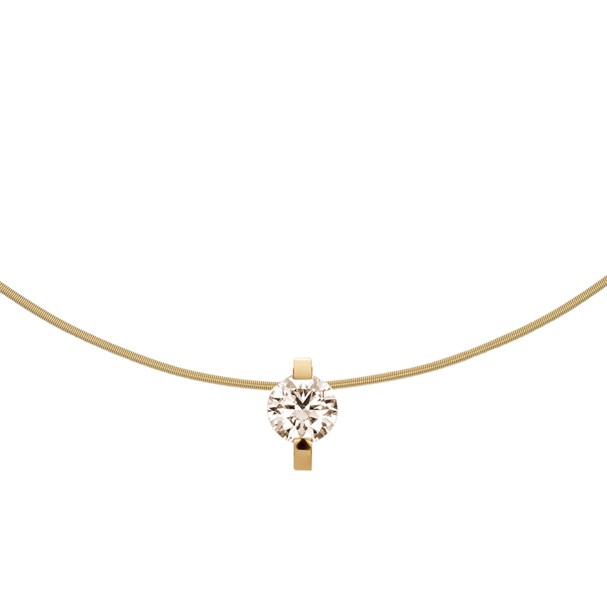 Niessing Princess Anhänger - N363960-10.1mm-1.5ct (5ct-cinnamon-cy) mit Diamant