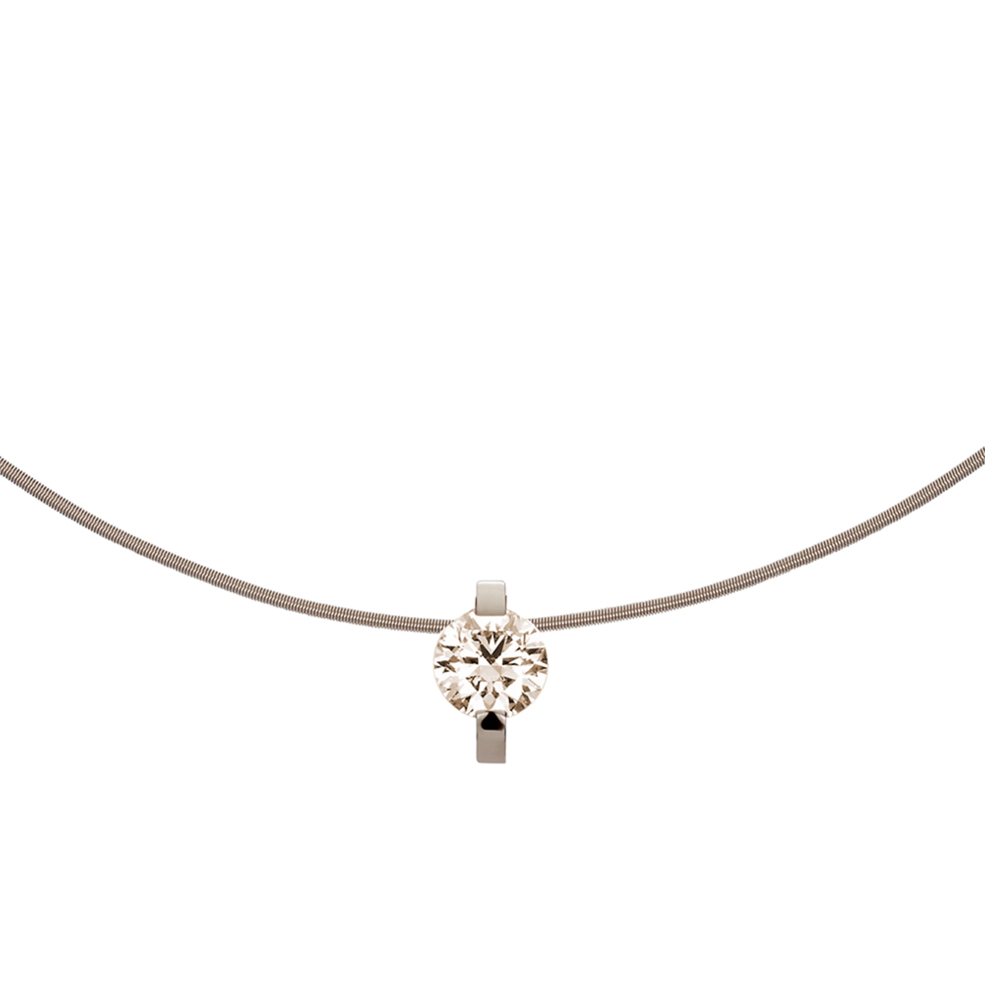 Niessing Princess Anhänger - N363960-10.1mm-1.5ct (5ct-cinnamon-fg) mit Diamant