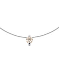 Niessing Princess Anhänger - N363960-10.1mm-1.5ct (5ct-cinnamon-pt) aus Platin mit Diamant