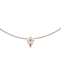Niessing Princess Anhänger - N363960-10.1mm-1.5ct (5ct-cinnamon-rw) mit Diamant