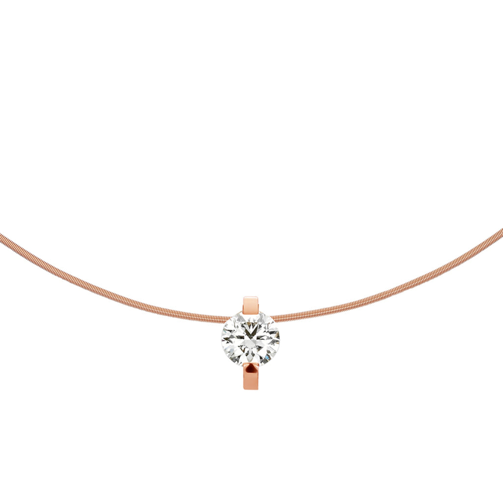 Niessing Princess Anhänger - N363960-10.1mm-1.5ct (5ct-cr) mit Diamant