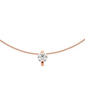 Niessing Princess Anhänger - N363960-10.1mm-1.5ct (5ct-cr) mit Diamant