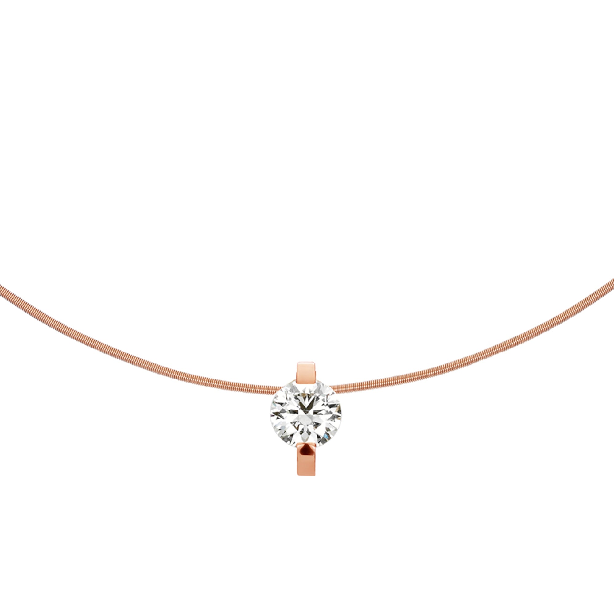 Niessing Princess Anhänger - N363960-10.1mm-1.5ct (5ct-cr) mit Diamant