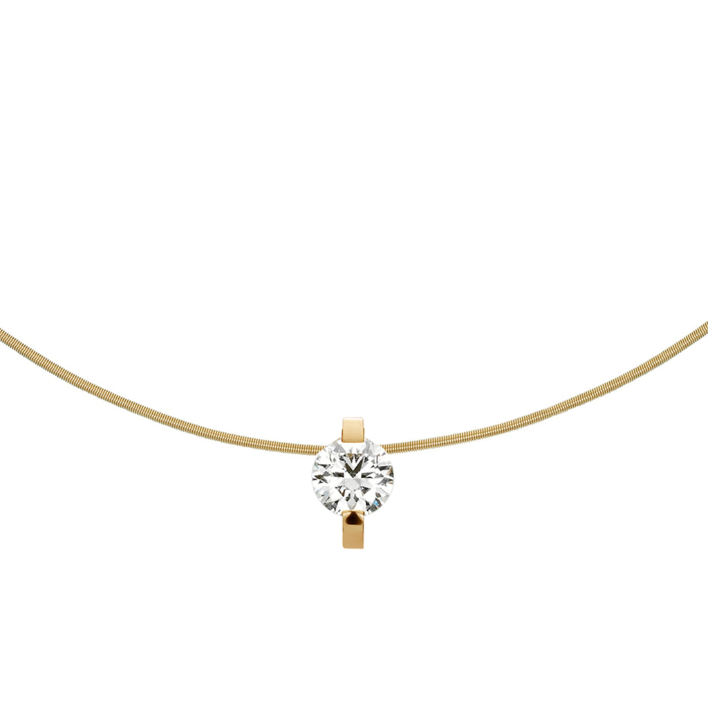 Niessing Princess Anhänger - N363960-10.1mm-1.5ct (5ct-cy) mit Diamant