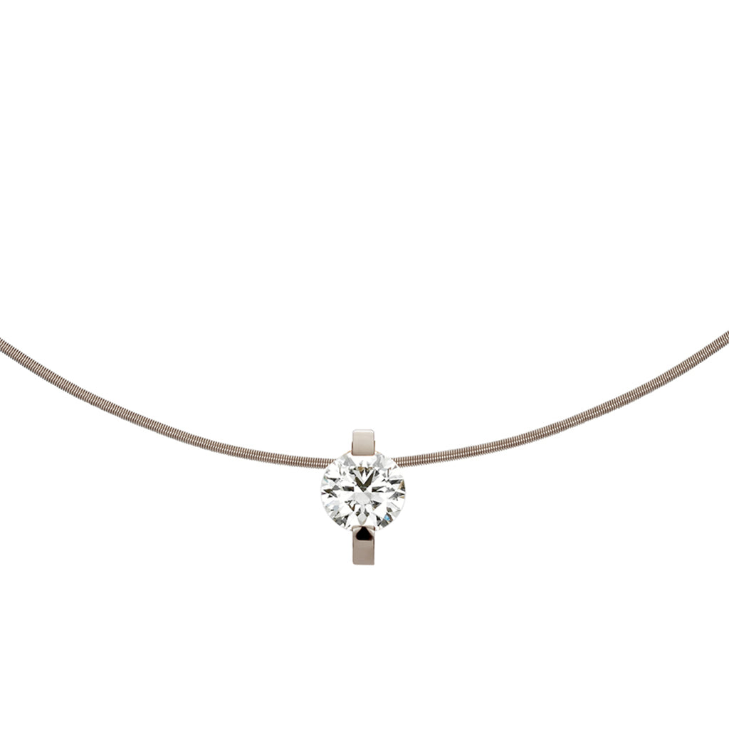 Niessing Princess Anhänger - N363960-10.1mm-1.5ct (5ct-fg) mit Diamant