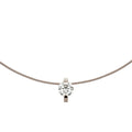 Niessing Princess Anhänger - N363960-10.1mm-1.5ct (5ct-fg) mit Diamant