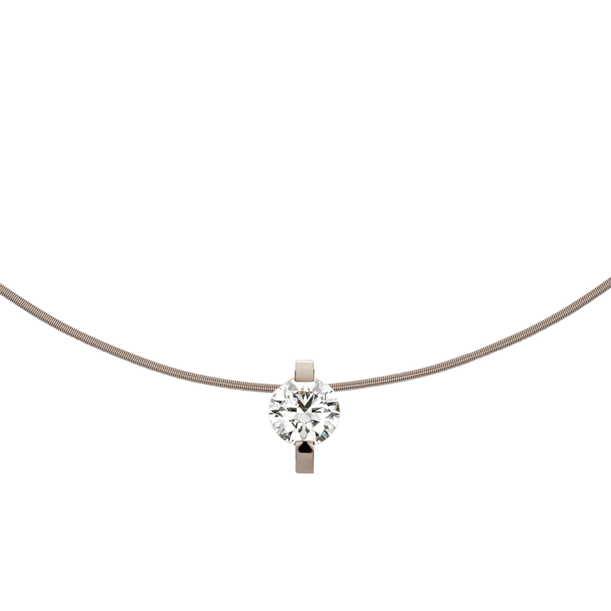 Niessing Princess Anhänger - N363960-10.1mm-1.5ct (5ct-fg) mit Diamant
