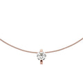 Niessing Princess Anhänger - N363960-10.1mm-1.5ct (5ct-rw) mit Diamant