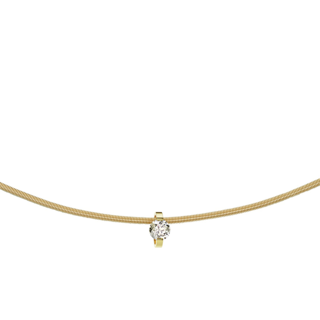 Niessing Princess Anhänger - N363960-6.8mm-0.23ct (23ct-cinnamon-cy) mit Diamant