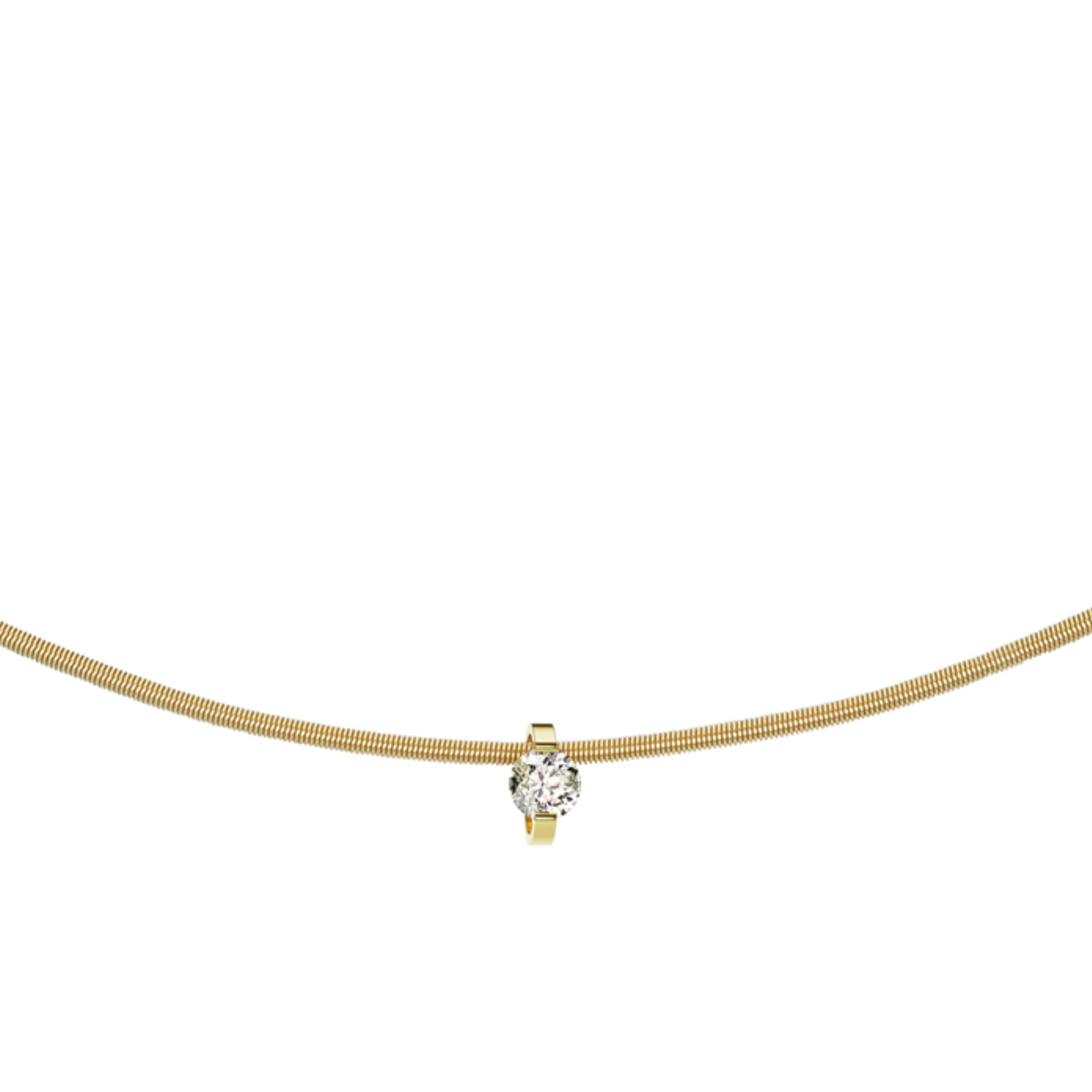 Niessing Princess Anhänger - N363960-6.8mm-0.23ct (23ct-cinnamon-cy) mit Diamant
