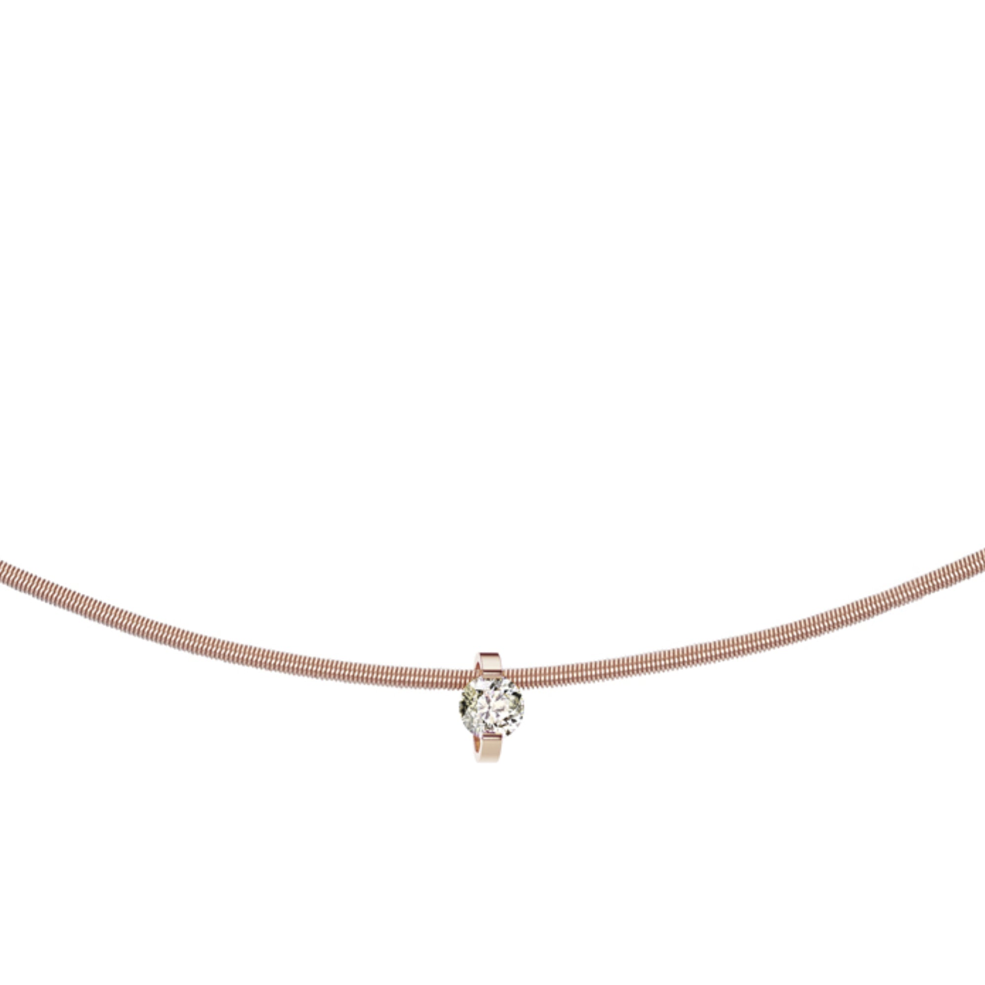 Niessing Princess Anhänger - N363960-6.8mm-0.23ct (23ct-cinnamon-rw) mit Diamant
