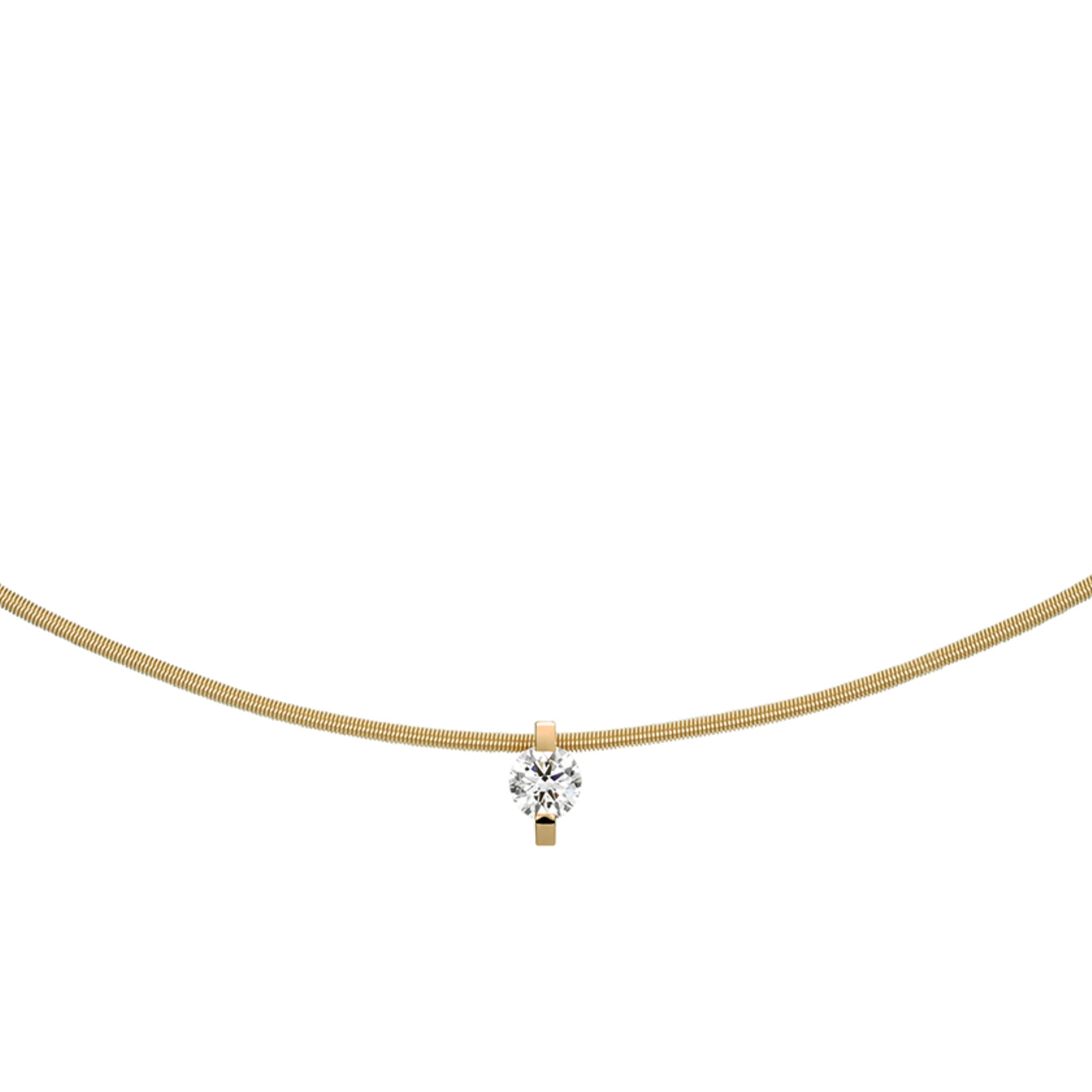 Niessing Princess Anhänger - N363960-6.8mm-0.23ct (23ct-cy) mit Diamant